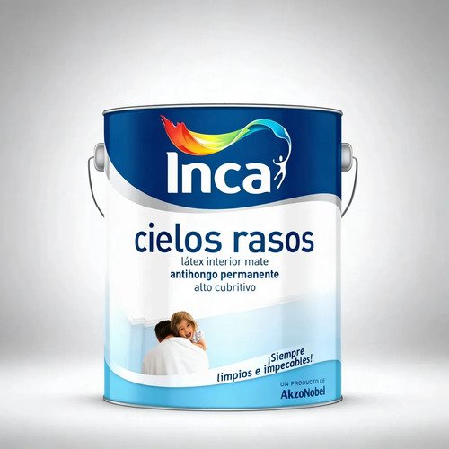 Cielos Rasos Interior Blanco Mate Látex Inca 4l Anti-h Blanco Mate - Imagen 7