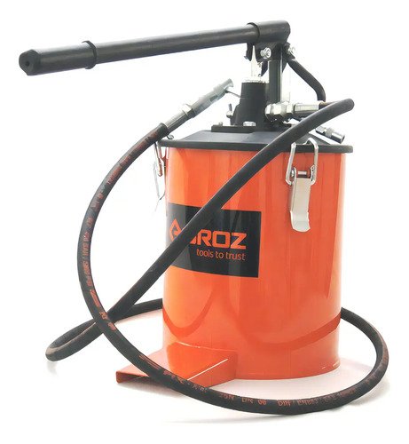 Engrasador Neumático Groz Vg10a De 10 Litros, Con Diseño Ergonómico