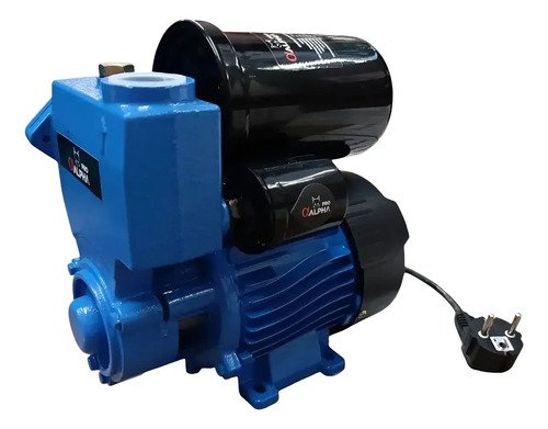 Bomba Periferica Con Presurizadora Alpha Pro 1/2 Hp Bpr837 Azul 50hz/60hz Bifásica