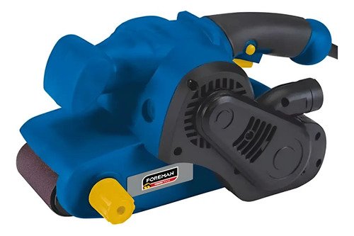 Lijadora De Banda Foreman 810w 75x533mm Gtía 2 Años Tyt Azul