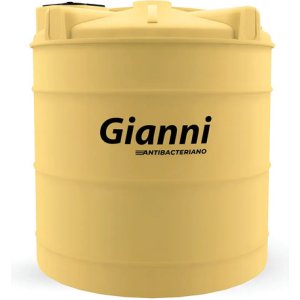Tanque Depósito Agua Tricapa Gianni Antibacteriano 10000 Lts Amarillo
