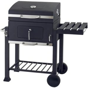 Parrilla Móvil Lüsqtoff Par-61- Ancho 1.08cm / Alto 1.14m Profundidad 60cm Negra Negro