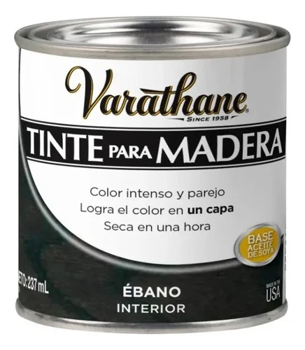 Tinte Para Madera Colores Clásicos 0,237 L Varathane Color Ebano