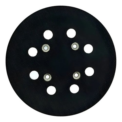 Base Con Velcro 5'' Pad Lijadora Repuesto 125mm Universal Negro