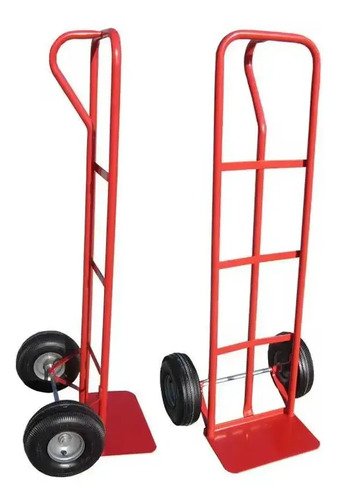 Carro De Carga Carretilla De Mano 250 Kg Calidad Rojo - Imagen 2