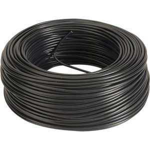 Cable Bajo Goma 3x2 Mm Negro - Rollo De 100 Metros - Tyt Negro