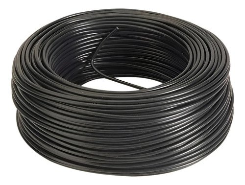 Cable Bajo Goma 3x2 Mm Negro - Rollo De 100 Metros - Tyt Negro