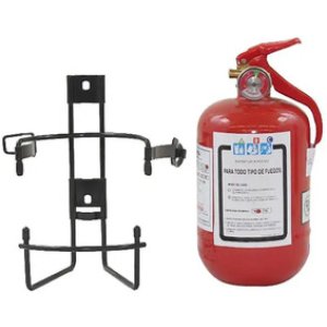 Bomberito Extintor Polvo 1kg Con Soporte (cargado)