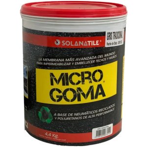 Membrana Impermeabilizante Microgoma P/piso Y Pared 4.4 Kgs Color Gris
