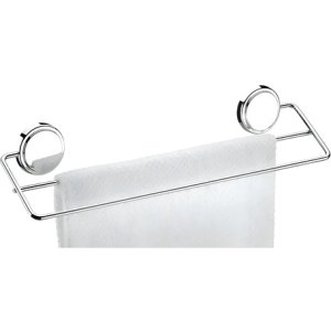 Toallero Doble De Pared Adhesivo 2 Años De 45cm Color Gris
