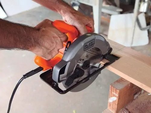 Sierra Circular 1400 W Black + Decker Cs1004 Profesional Kir Naranja - Imagen 4
