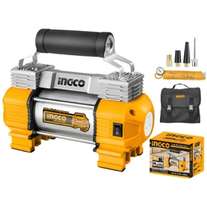 Compresor Auto 12 Volt 18amp Inflador Ingco Aac2508 120ps 1