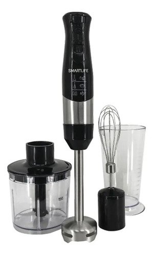 Mixer Smartlife Sl-hb6029 Negro Y Acero Inoxidable 50 Hz X 60 Hz 600w Negro/inox - Imagen 3