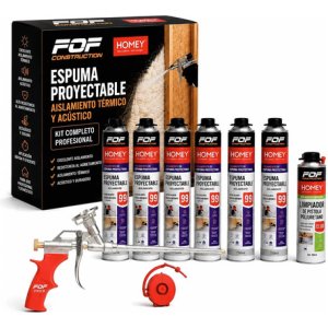Poliuretano Proyectable Caja 12 Unds C/ Pistola Manual Clean