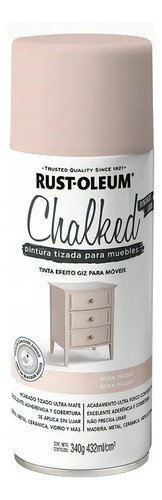 Pintura Aerosol Tizado Base Aceite Rust-oleum Chalked 354ml Rosa Palido - Blush Pink