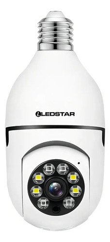 Camara Vigilancia Seguridad Ipc 600 Wifi Porta Lampara Dimm Blanco - Imagen 2