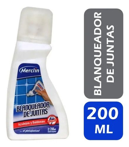 Limpiador Blanqueador Juntas Azulejos Baldosas Merclin 200ml - Imagen 5