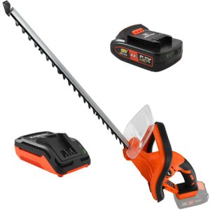 Cortacercos Eléctrico Dowen Pagio De Con Batería Y Cargador Naranja