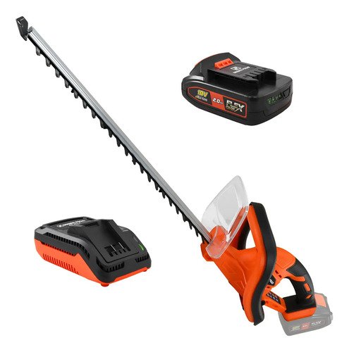 Cortacercos Eléctrico Dowen Pagio De Con Batería Y Cargador Naranja