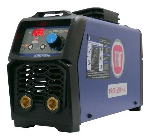 Soldadora Inverter Fiat Volcano200sr Color Azul Marino