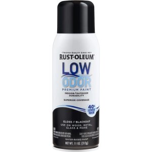Esmalte Aerosol Al Agua Sin Olor Rust Oleum Colores 312gr Negro