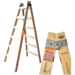Escalera Pintor Aldan De Primera 6 Escalones | Madera | 1.8m Madera