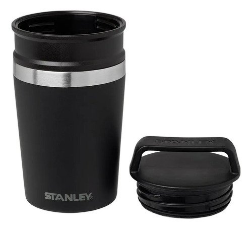 Taza Stanley Travel Con Tapa Para Café Y Agua, 236 Ml, Color Negro - Imagen 2