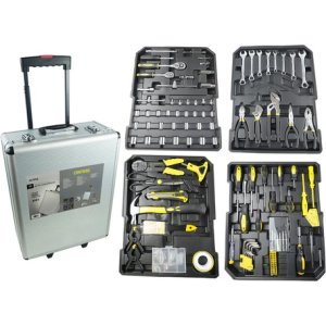 Kit Herramientas Alpina 186 Piezas Valija Maletin Aluminio Plateado