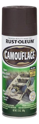 Pintura Aerosol Camuflaje Colores Rust Oleum 340g Marrón