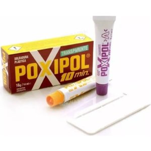 Soldadura Plastica Poxipol Transparente 14 Ml -