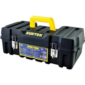 Caja De Herramientas Surtek Cpsc20 De Plástico 27.3cm X 53.3cm X 19cm Negra Negro