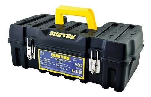 Caja De Herramientas Surtek Cpsc20 De Plástico 27.3cm X 53.3cm X 19cm Negra Negro