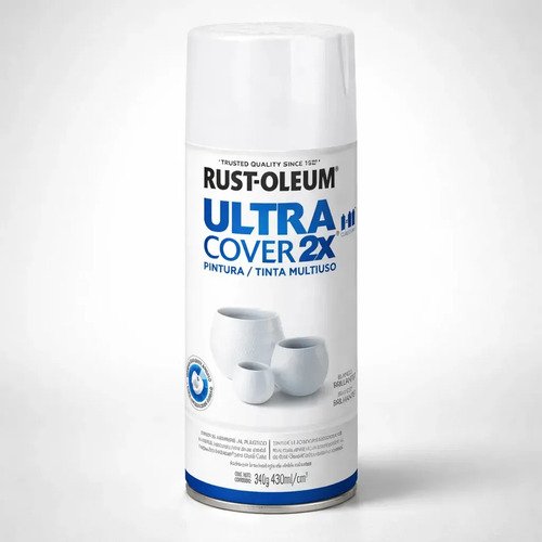 Rust-oleum Ultra Cover 2x Aerosol Blanco Brillante 340ml - Imagen 7