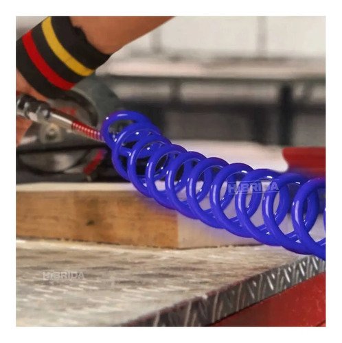 Manguera Compresor Aire Wadfow 15m 8mm Azul Con Conectores Roscados - Imagen 4