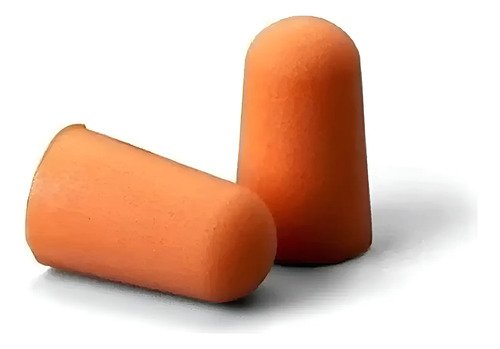 Tapón Auditivo Tipo Esponja Para Oídos Dormir En El Trabajo Naranja