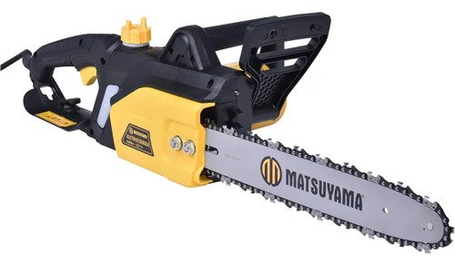 Motosierra Eléctrica Matsuyama Pro 1600w De 14 Con Lubricación Automática Amarillo 50/60hz - Imagen 3