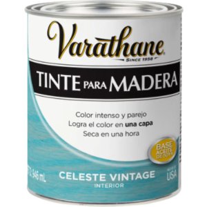 Tinte Para Madera Varathane Blanco Antiguo 0.946l Colores Celeste Vintage