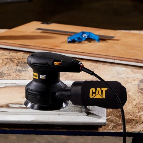 Lijadora Orbital Profesional 400w 14000rpm Dx461 Caterpillar Color Negro - Imagen 2