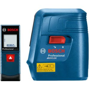 Nivel Laser Nivelox Gll 3x Bosch + Medidor Glm 20 Bosch