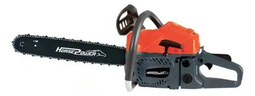Motosierra Naftera 52cc Espada 20 PLG - Sistema Antivibratorio / Freno De Cadena / Cilindro Cromado Gris Oscuro - Imagen 3