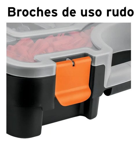 Organizador 11 Pulgadas 15 Compartimentos Truper 19896 Negro - Imagen 8