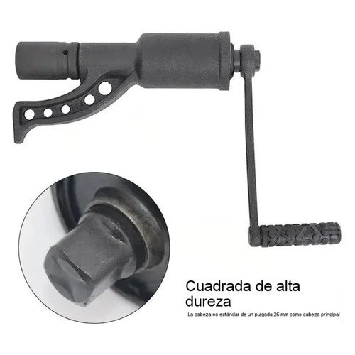 Torque Multiplicador Fuerza Industrial 8 Dados Llave De Tors Azul - Imagen 8