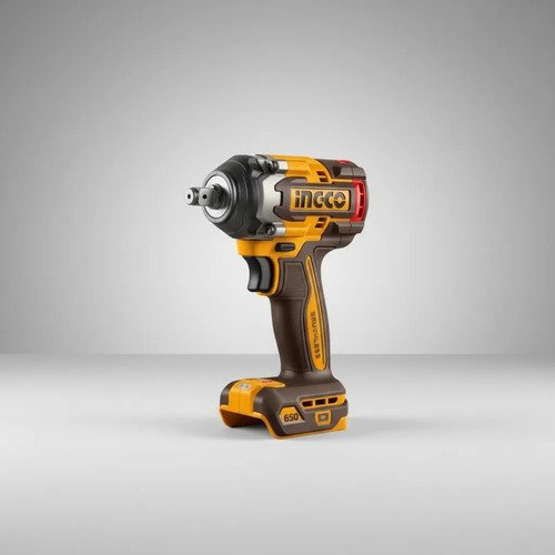 Llave De Impacto 650nm 1/2 20v 2 Baterias 4ah Ingco Amarillo 50hz/60hz - Imagen 5