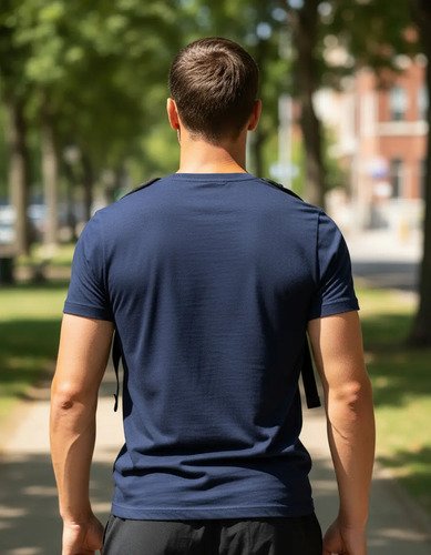 Remeras Para Trabajo Azul Lisas Uniformes - Tyt