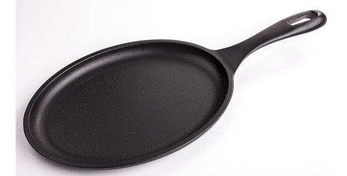 Sartén Hierro Curado Ovalada (fajita) 24x17.5cm Victoria Negro - Imagen 3