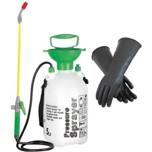 Pulverizador Fumigador Manual 5 Lts. Jardín + Obsequio ! Tyt Amarillo O Blanco