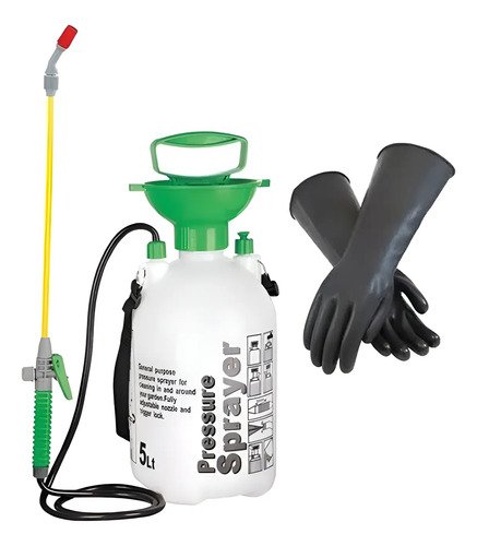 Pulverizador Fumigador Manual 5 Lts. Jardín + Obsequio ! Tyt Amarillo O Blanco