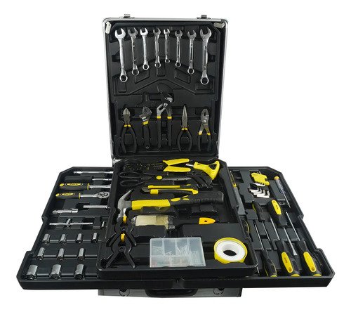 Kit Herramientas Alpina 186 Piezas Valija Maletin Aluminio Plateado - Imagen 4