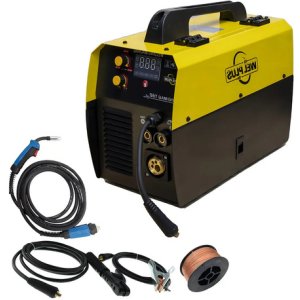 Soldadora Mig Inverter 160a Wel Plus Con Y Sin Gas Mma Amarillo
