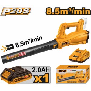 Sopladora 20v P20s 8.5 M3/min Con Bat/carg Ingco Cabli203235